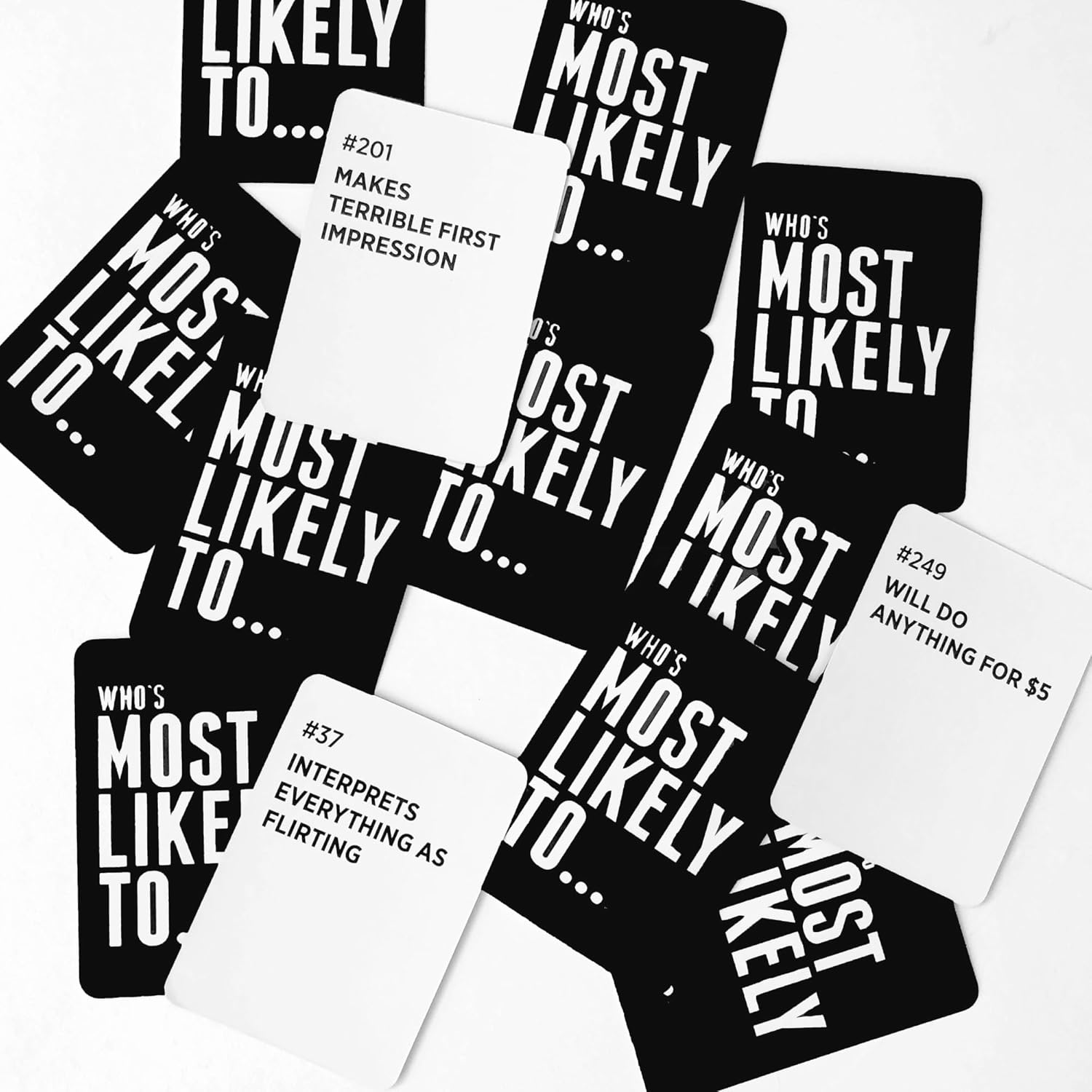 DSS Games Who's Most Likely to...Kinda Clean Family Edition [A Party Game | Great for Adults & Teens | Game Nights & Big Groups]